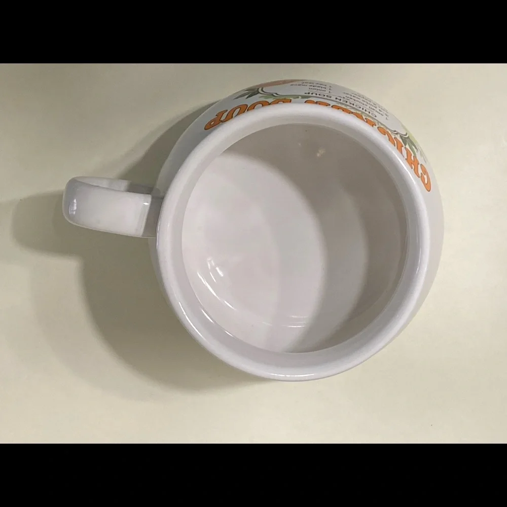 Dat’l Do-It, Inc. Chicken Soup‎ Recipe Ceramic Mug Bowl Cup 14 Oz.